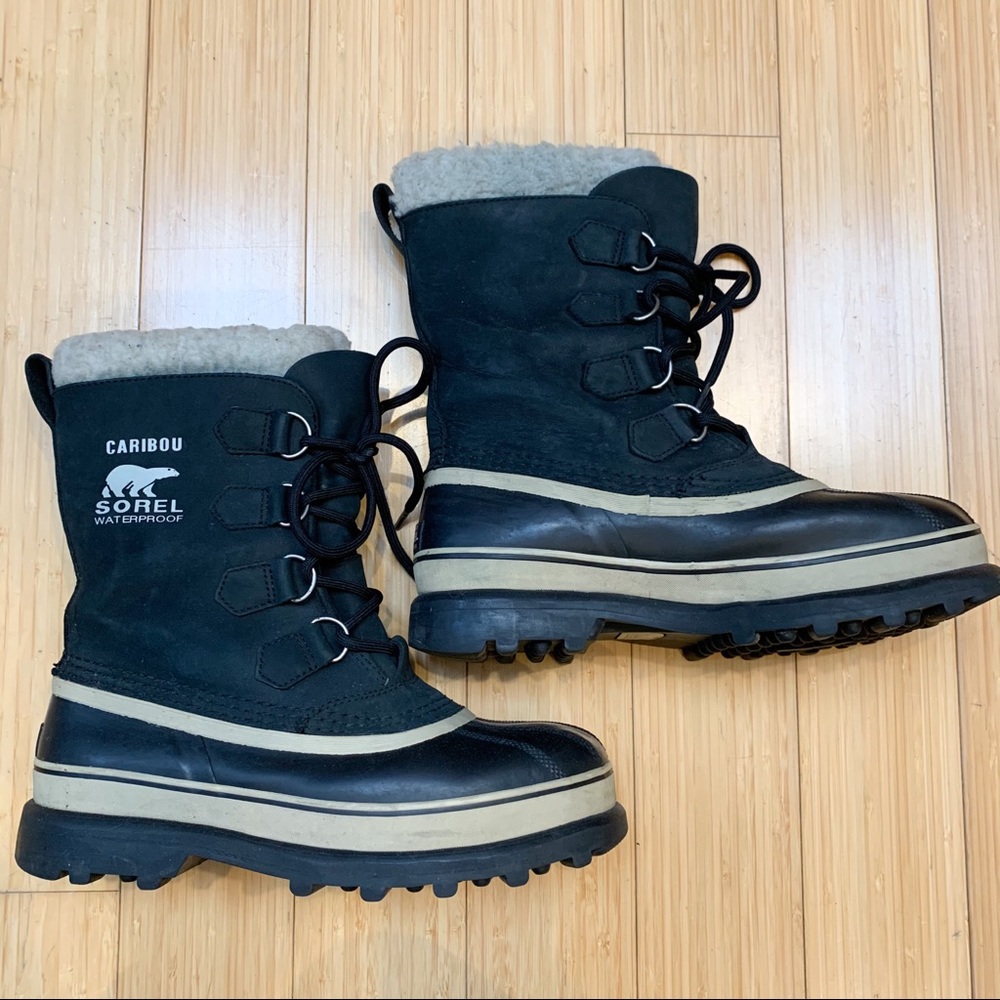 SOREL Caribou Warm winter snow boots, 10.